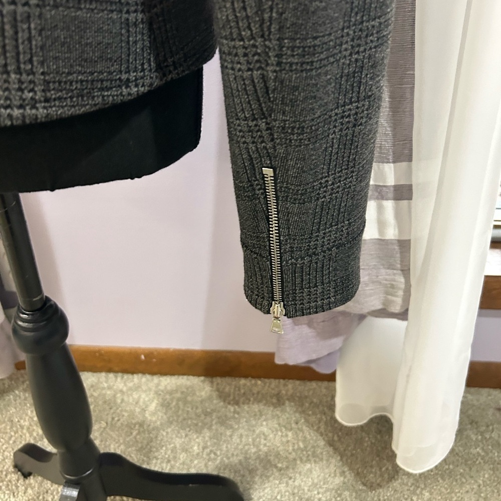 Ann Taylor Houndstooth Moto Jacket - Picture 9 of 9